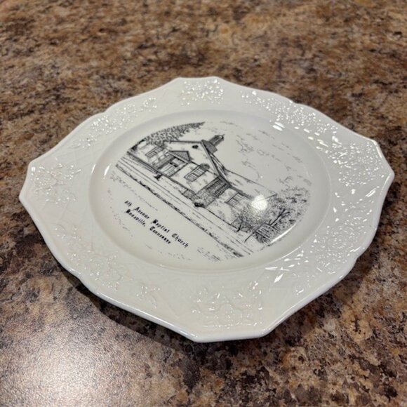 Vintage 6th Avenue Baptist Church Knoxville Tn Plate - Picture 8 of 9